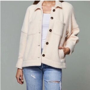 Greylin Cream Button-Up Jacket